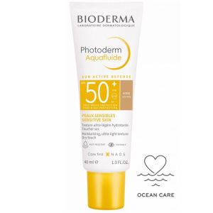 PHOTODERM Aquafluide Dorée SPF50+ 40ml - Toutes Peaux Mates Sensibles