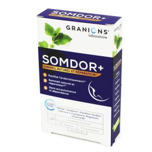 SOMDOR+ Complément Alimentaire Facilitant l' Endormissement et Favorisant un Sommeil Naturel B/30
