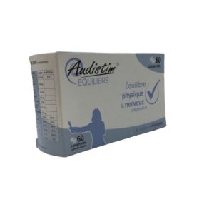 AUDISTIMPHARMA - Equilibre physique & nerveux (mangnésium) - 60 comprimés sécables - 3770009584067