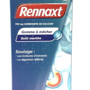 RENNAXT 750 mg, gomme à mâcher médicamenteuse