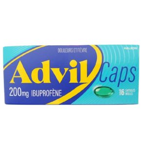 Advilcaps 200 mg, 16 capsules molles