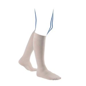 CHAUSSETTES DE CONTENTION (FEMME) VENOFLEX FAST® COTON CLASSE 2 Taille4  Long JEAN - Contention femme classe II - Pharmacie de Steinfort