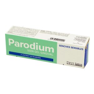 PARODIUM Soin Gel Gingival Antiseptique 50ml - Gencives Sensibles - Extrait de Rhubarbe