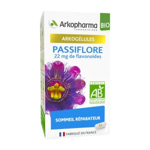 ARKOGELULES BIO Passiflore 22mg de Flavonoïdes - Bte/45 - Sommeil Réparateur