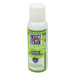 INSECT ECRAN Actif Végétal Brume Anti-moustiques 100ml - Répulsif Moustiques, Moustiques Tigres, Tiques - Dès 6 mois