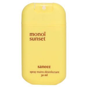 Saneez Monoï Sunset spray mains désinfectant 30ml