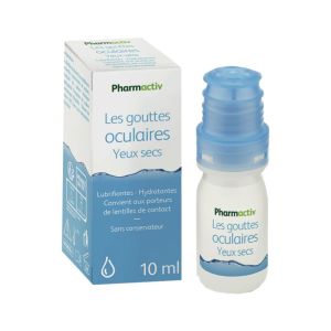 PHARMACTIV Les Gouttes Oculaires 10ml - Yeux Secs