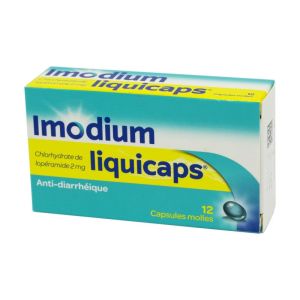 Imodiumliquicaps 2 mg, 12 capsules molles