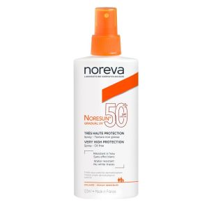 NORESUN Gradual UV Spray Solaire SPF50+ Très Haute Protection UVA/UVB - Peaux Sensibles - 125ml