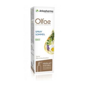 OLFAE Spray Sommeil Bio 30ml - Olfactothérapie - 1 Isolat Naturel + 6 Huiles Essentielles