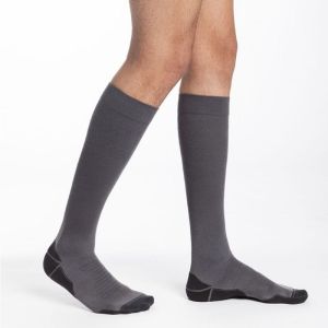 SIGVARIS ACTIVE LOISIRS Chaussettes GRIS ANTHRACITE - Contention Homme Classe 2