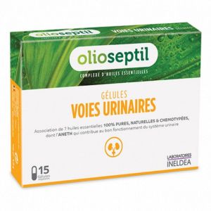 OLIOSEPTIL Voies Urinaires 15 Gélules - Bon Fonctionnement du Système Urinaire