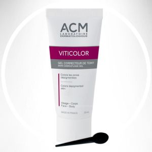 VITICOLOR Gel Correcteur de Teint 50ml Visage et Corps - Colore les Zones Dépigmentées