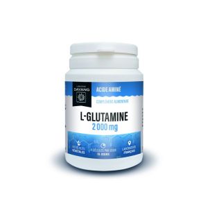 DAYANG L-GLUTAMINE 60 Gélules Végétales - Beauté de la Peau, Vieillissement Cutané - Acide Aminé