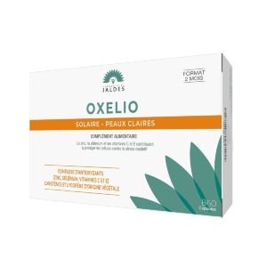 OXELIO PROTECT 60 Capsules - Préparateur Solaire Peaux Claires et Sensibles