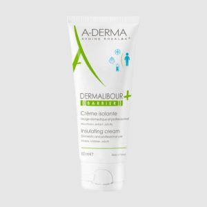 ADERMA Dermalibour+ BARRIER Crème Isolante 100ml - Peaux Agressées - Avoine Rhealba BIO, Cuivre-Zinc