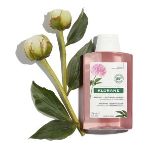 KLORANE à la PIVOINE Bio 200ml - Shampooing Apaisant Cuirs Chevelus Irrités - Fl/200 ml - 3282770145069