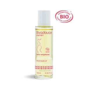 RIVADOUCE MAMAN BIO Huile Vergetures Corps 100ml - Ventre, Cuisses, Hanches