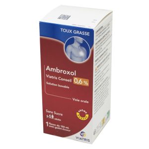 Ambroxol Viatris 0,6 %, solution buvable- Flacon 150 ml