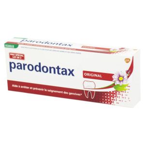 PARODONTAX Original Lot de 2x 75ml - Pâte dentifrice - Saignement des Gencives
