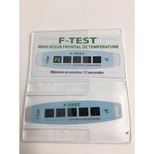 F TEST FRONTAL - Indicateur Frontal de Température Réutilisable - Réponse en 15 Secondes Environ - 1