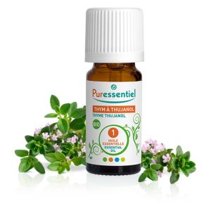 PURESSENTIEL BIO Thym à Thujanol 5ml - Huile Essentielle Thymus vulgaris L. thujanoliferum