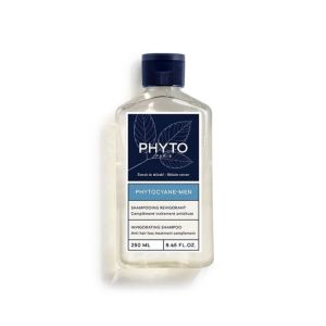 PHYTO PHYTOCYANE MEN Shampooing Revigorant 250ml - En Complément de Traitement Antichute de Cheveux