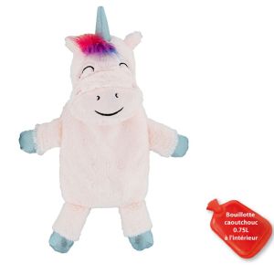 BOUILLOTTE PELUCHE LICORNE 0.75 litre - Peut Servir de Range Pyjama