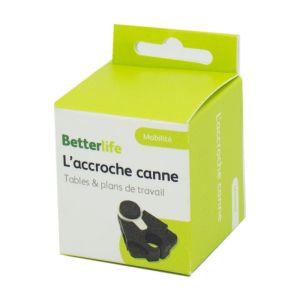 BETTERLIFE l' Accroche Canne pour Tables, Meubles et Plans de Travail - 1 Unité