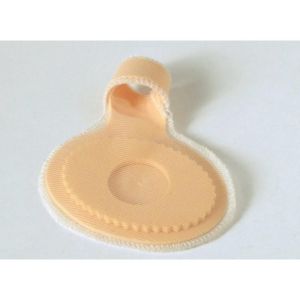 PODOREX Coussin Métatarsien Gainé Perlon et Evidé en Mousse de Latex - 1 Unité