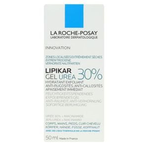 LIPIKAR GEL UREA 30% - HYDRATANT EXFOLIANT - 50ML