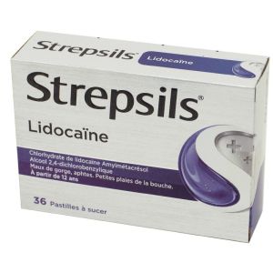 Strepsils Lidocaïne, 36 pastilles