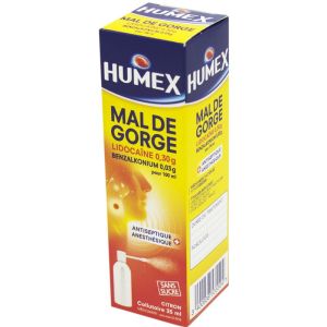 Humex Mal de Gorge Collutoire -  Flacon pressurisé 35 ml