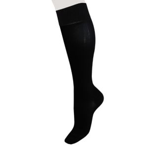 VEINAX Coton Noir Mi-Bas (Chaussettes) de Contention Homme Classe 2 - 15-20 mmHg / 20-27 hPa