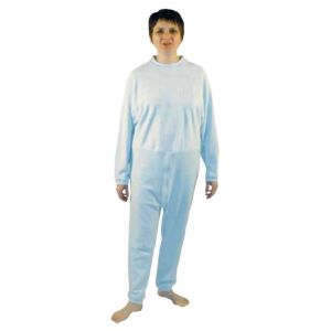 Grenouillère Taille 38 / 40 - Grenouillère JERSEY en Coton Couleur Bleue - W9975* - 1 Unité - ORKYN