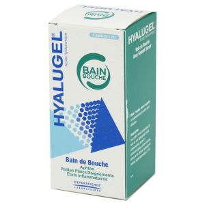 HYALUGEL Bain de Bouche à l' Acide Hyaluronique - Aphtes, Petites Plaies, Saignements, Inflammations