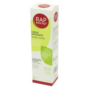 RAP PHYTO Jambes légères Crème Apaisante 100ml - Soulage, Délasse, Tonifie les Jambes Fatiguées