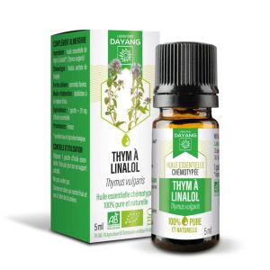 DAYANG BIO Huile Essentielle Chémotypée THYM A LINALOL 5ml - Thymus vulgaris