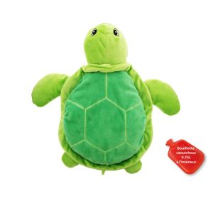 BOUILLOTTE PELUCHE TORTUE 0.75 litre - Peut Servir de Range Pyjama