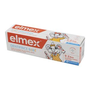 ELMEX BEBE 0 à 2 Ans - Dentifrice Fluoré 50ml - Dents de Lait