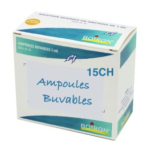 FSH ampoules buvables 15CH, Boiron