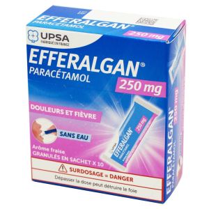 Efferalgan 250mg Granulés Arôme Fraise sachets - Bte/10