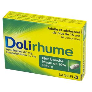 Dolirhume , 16 comprimés