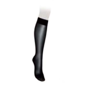 VEINAX Transparent Noir Mi-Bas (Chaussette) de Contention Femme Classe 2 - 15-20 mmHg / 20-27 hPa