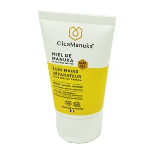 CICAMANUKA Crème Réparatrice Mains 50ml - Enrichi en Miel de Manuka lAA 15+
