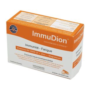 IMMUDION 30 Gélules + 30 Capsules - Vitamine D3 + Zinc + Magnésium