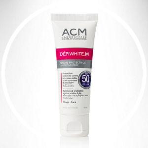 DEPIWHITE M SPF50 Crème Protectrice Visage 40ml - Contre la Lumière Visible - Hyperpigmentation