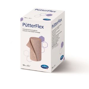 PUTTERFLEX 5 m x 10 cm - Bande de Contention Fine à Allongement Court - Bte/1