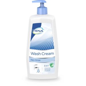 TENA WASH CREAM 500ml - Crème Lavante Sans Rinçage - Flacon pompe/500ml - SCA HYGIENE PRODUCTS