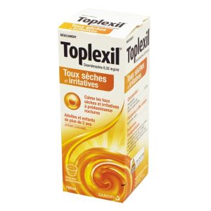 Toplexil, sirop, avec sucre - Flacon 150ml